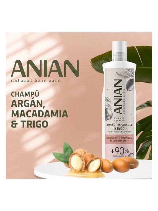 Anian ARGN nutrizione e morbidezza shampoo 400ml donna