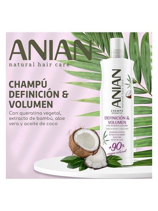 Anian DEFINITION and VOLUME Vegetal Shampoo 400ml Women
