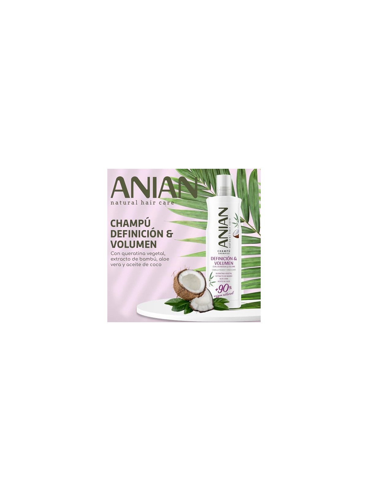 Anian DEFINITION and VOLUME Vegetal Shampoo 400ml Women