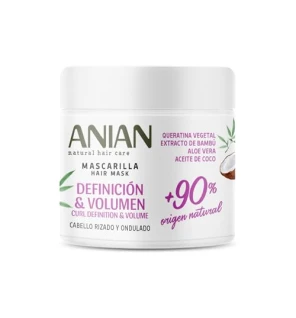 Anian DEFINIZIONE e VOLUME maschera di cheratina vegetale 350ml per donna