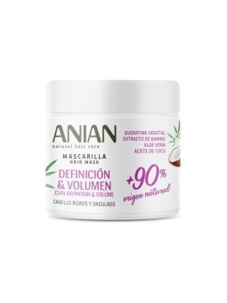 Anian DEFINIZIONE e VOLUME maschera di cheratina vegetale 350ml per donna