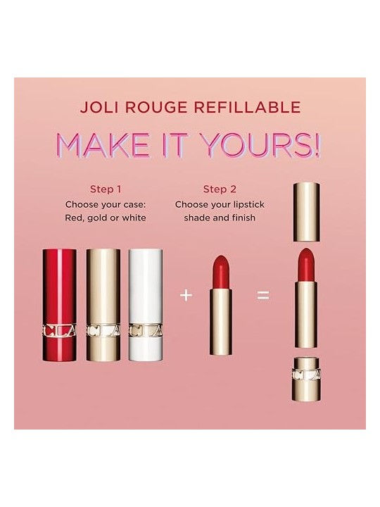 Clarins Joli Rouge Rossetto Bianco Custodia 1un Donna