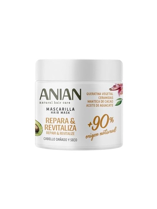 Anian RIPARA e RIVITALIZZA maschera di cheratina vegetale 350ml per donna