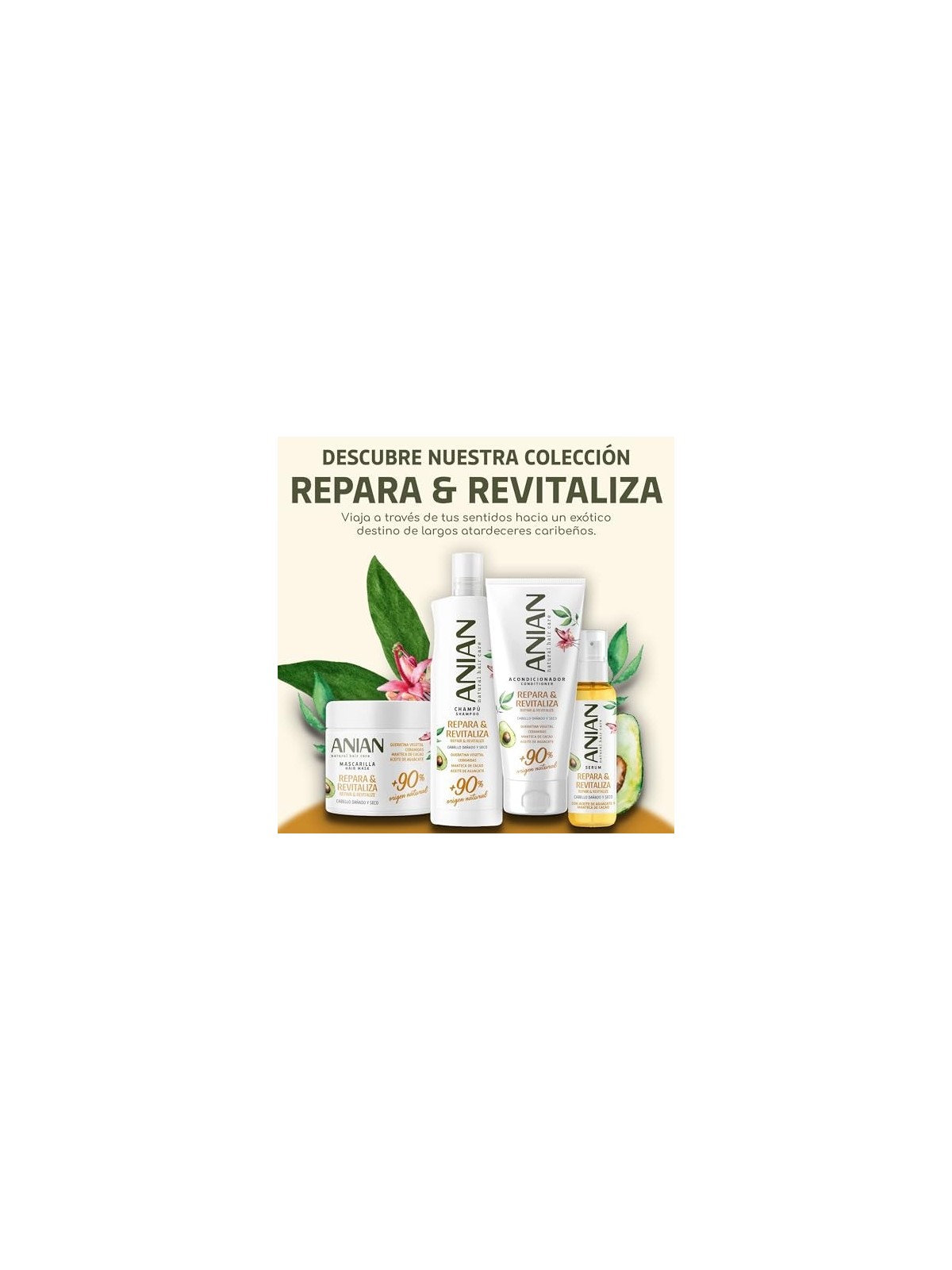 Anian RIPARA e RIVITALIZZA maschera di cheratina vegetale 350ml per donna