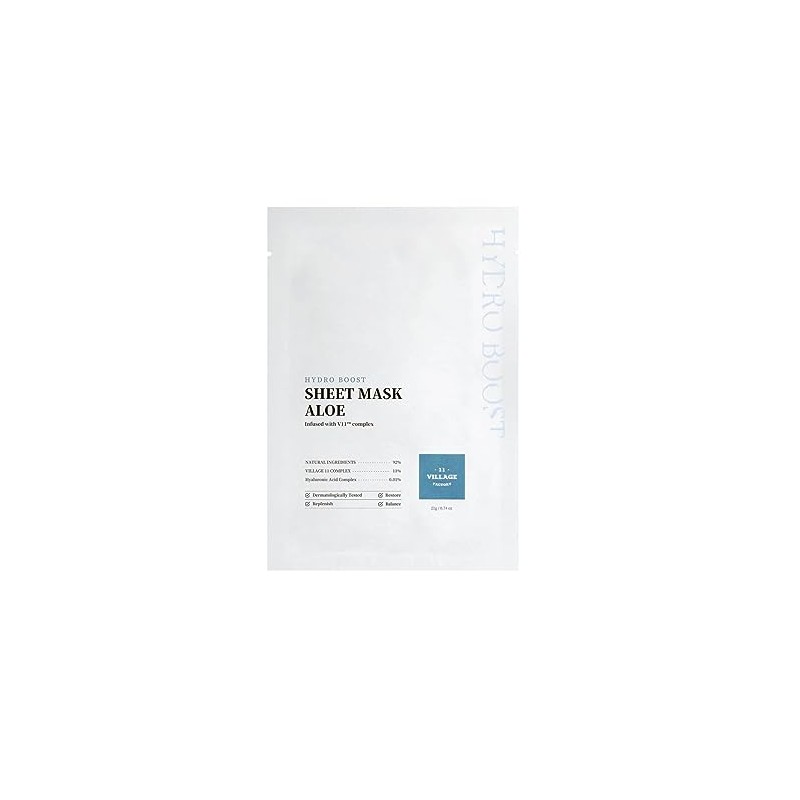 Village 11 HYDRO BOOST maschera in foglio aloe 21 gr donna