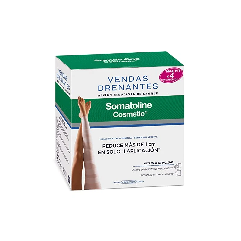 Somatoline Cosmetic BENDAGGI DRENANTI MAXI KIT LOTTO 4 unit unisex