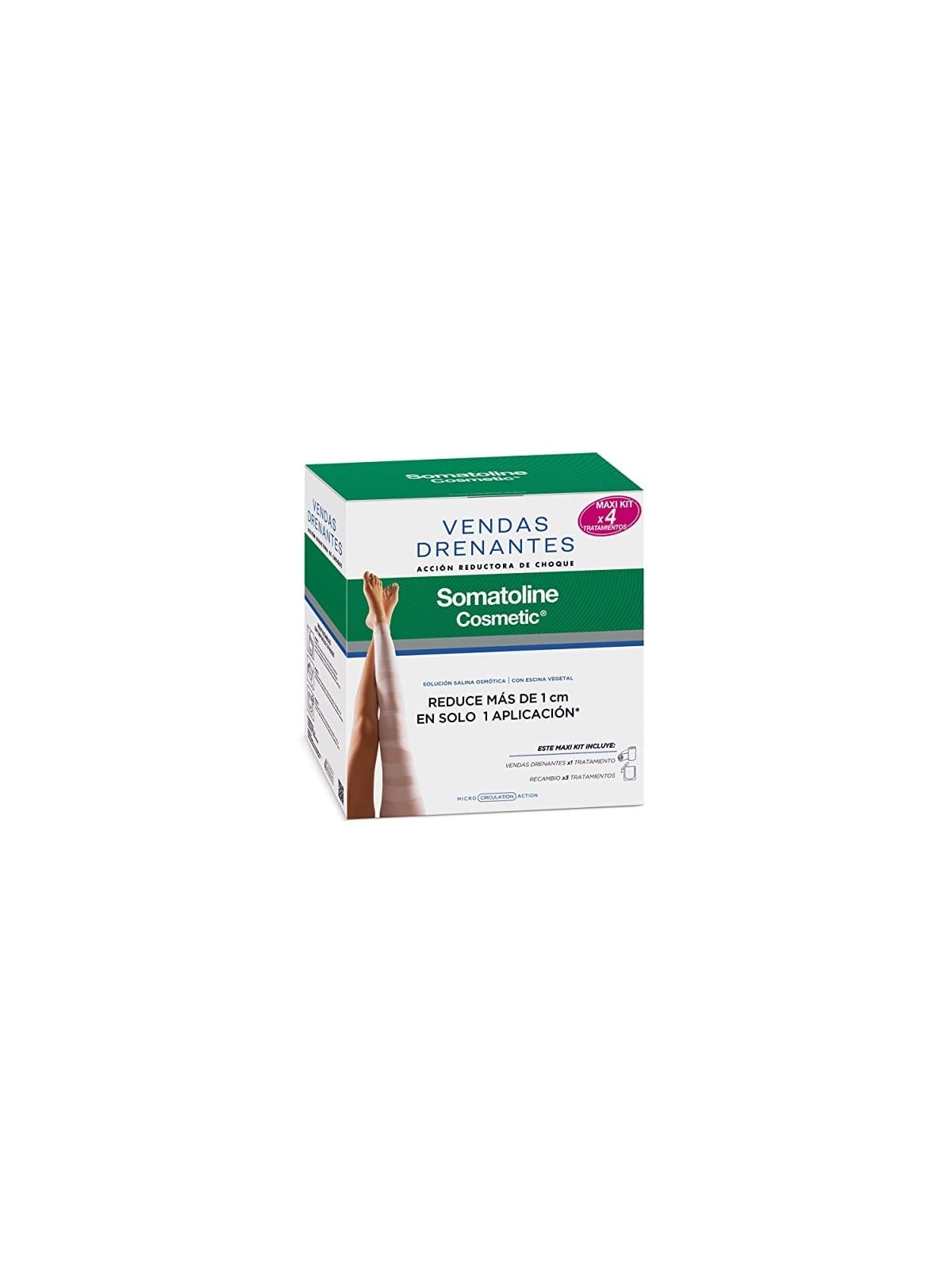 Somatoline Cosmetic BENDAGGI DRENANTI MAXI KIT LOTTO 4 unit unisex