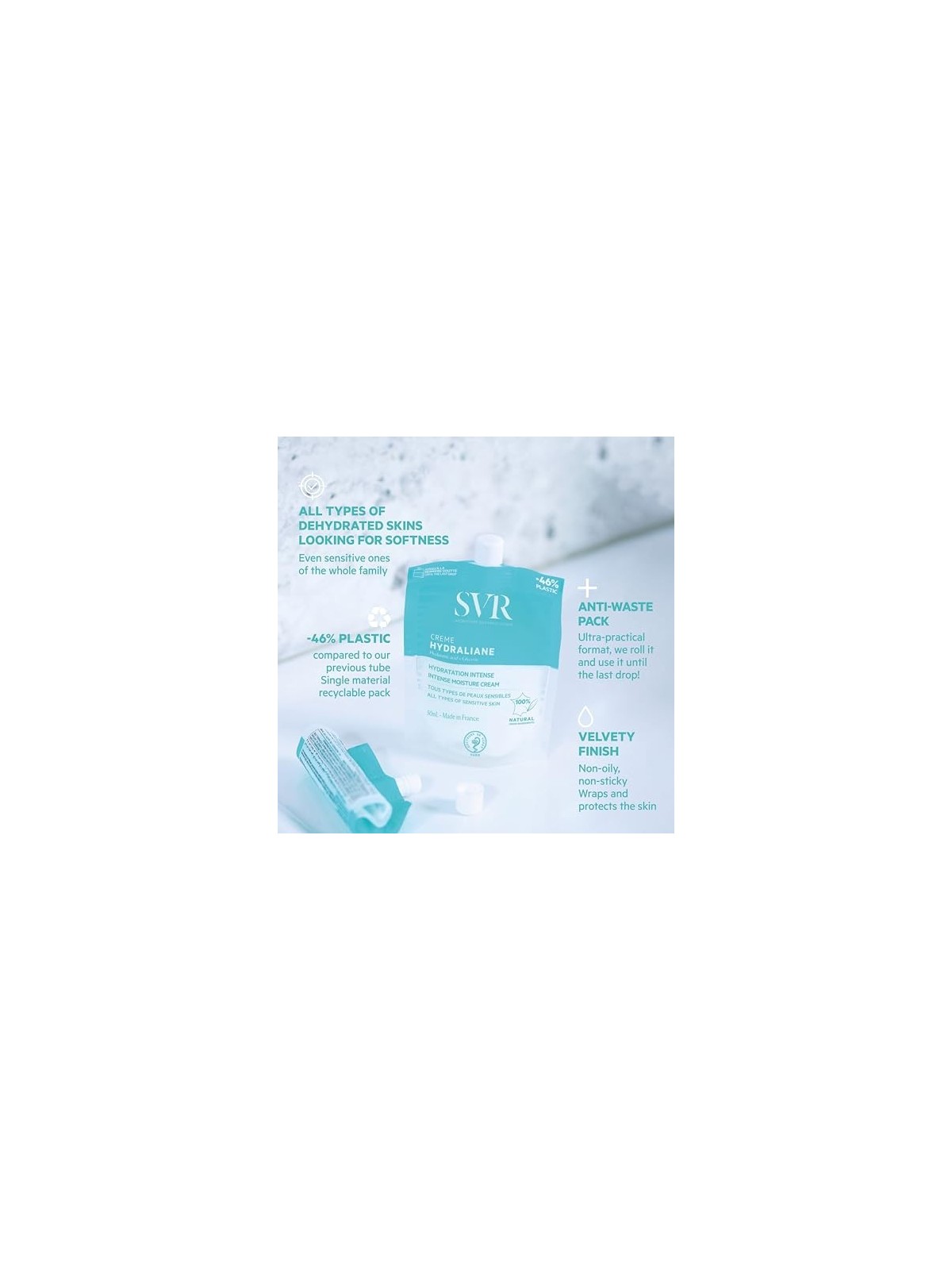 SVR Laboratoire Dermatologique HYDRALIANE Light Moisturizer 50ml Unisex