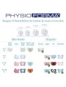 CHICCO Physioforma Luxe ciuccio in silicone 1636m Arancione Incolore 2 pz