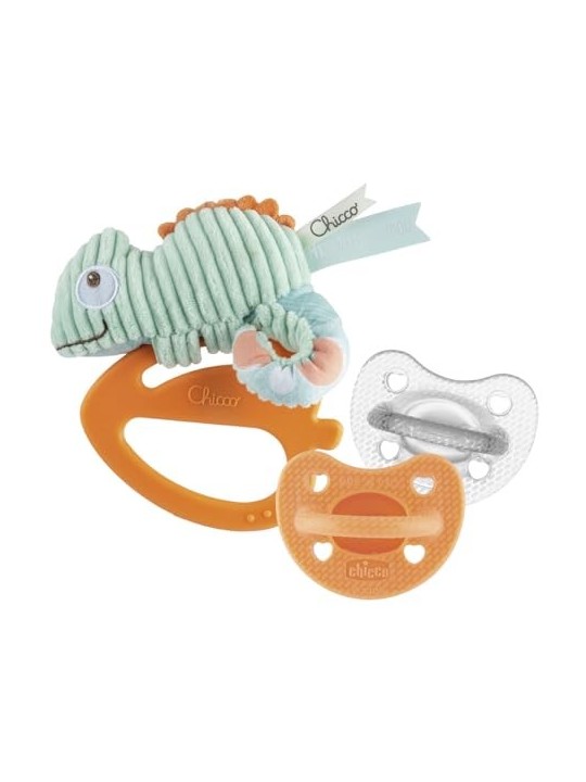 CHICCO Physioforma Luxe ciuccio in silicone 616 mesi Arancione Incolore 2 pz