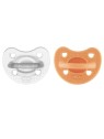 CHICCO Physioforma Luxe ciuccio in silicone 616 mesi Arancione Incolore 2 pz