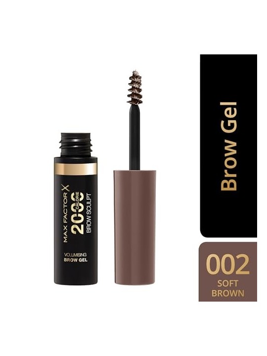 Max Factor 2000 Calorie Brow Sculpt Volumising Brow Gel 4,5ml Numero 001 Soft Brown