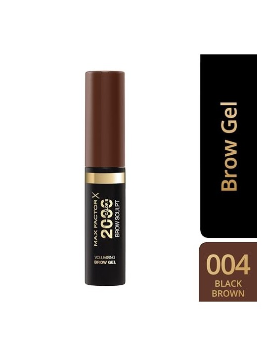 Max Factor 2000 Calorie Brow Sculpt Volumising Brow Gel 4,5ml Numero 004 Black Brown