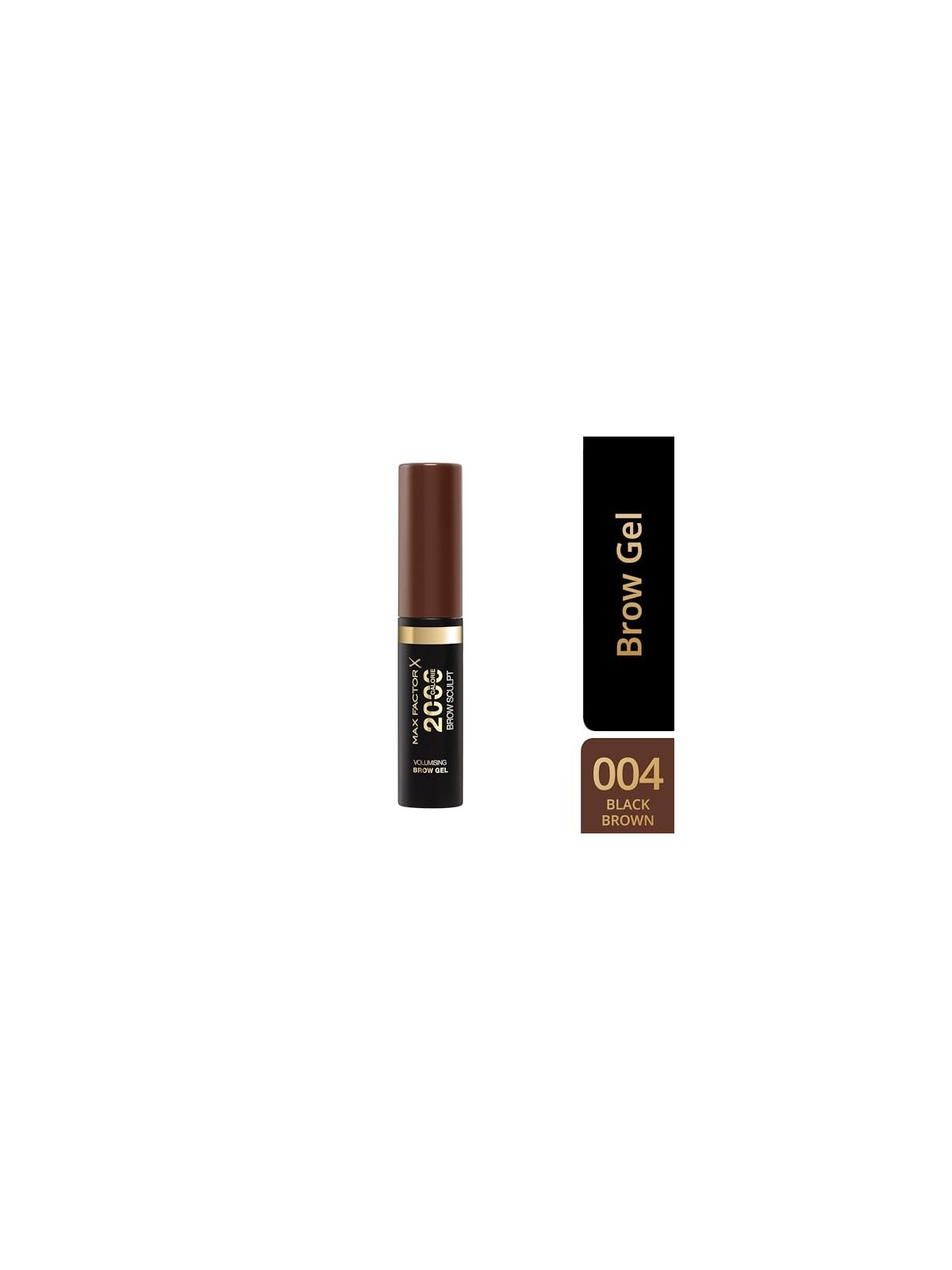 Max Factor 2000 Calorie Brow Sculpt Volumising Brow Gel 4,5ml Numero 004 Black Brown