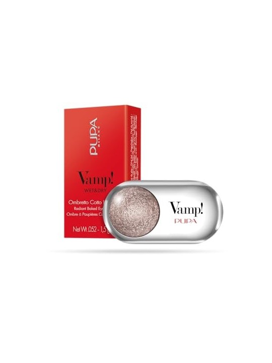 Pupa Vamp! Wet & Dry Eyeshadow 1g Numero 404 Cold Taupe