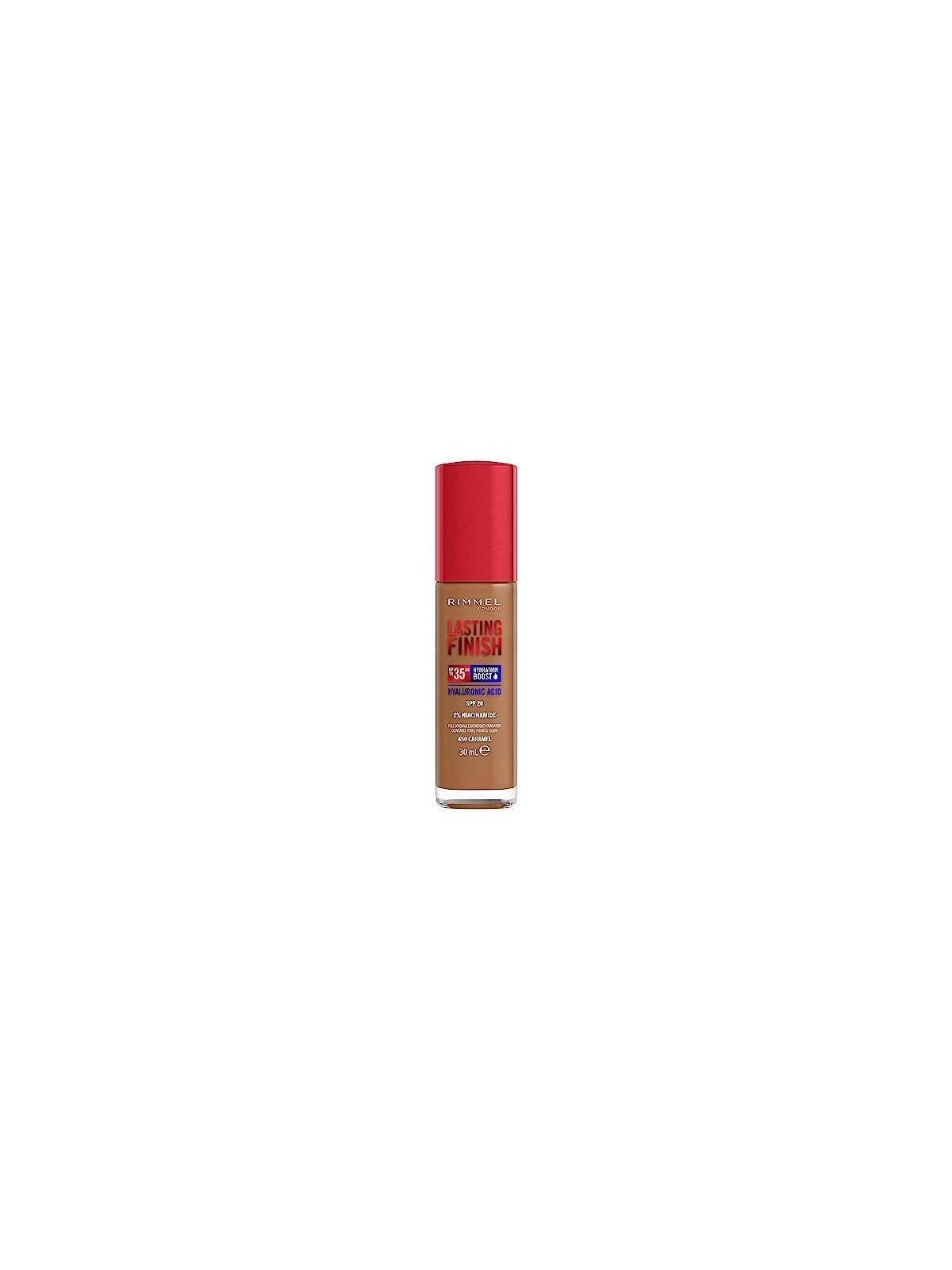 Rimmel London LASTING FINISH boost di idratazione SPF20 450Caramello 30ml donna