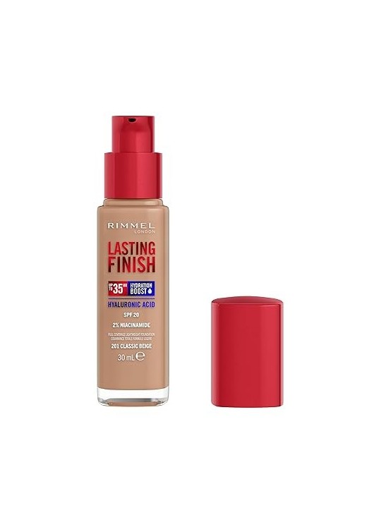Rimmel Finitura duratura Fondotinta 35H SPF20 30 ml donna 201 Classic Beige