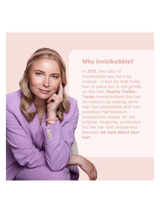 Invisibobble Sprunchie Slim True Golden Fasce per capelli 2 pz donna