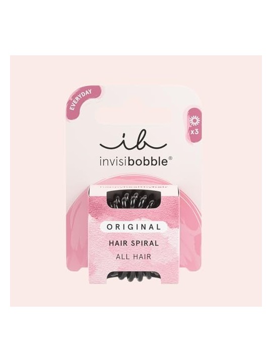 Invisibobble Fascia per capelli Original True Black 3 pezzi donna Invisibobble www.essenzetotalstyle.com 