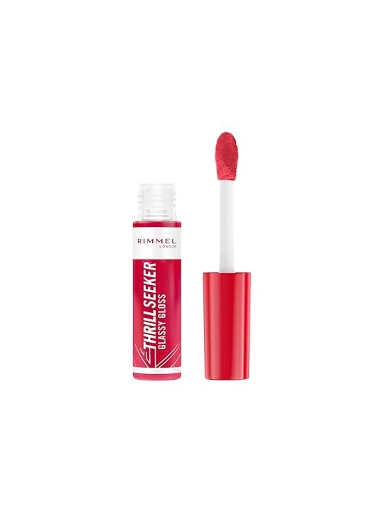 Rimmel Thrill Seeker Glassy Gloss Lucidalabbra idratante 11 ml donna 350 Pink To The Berry