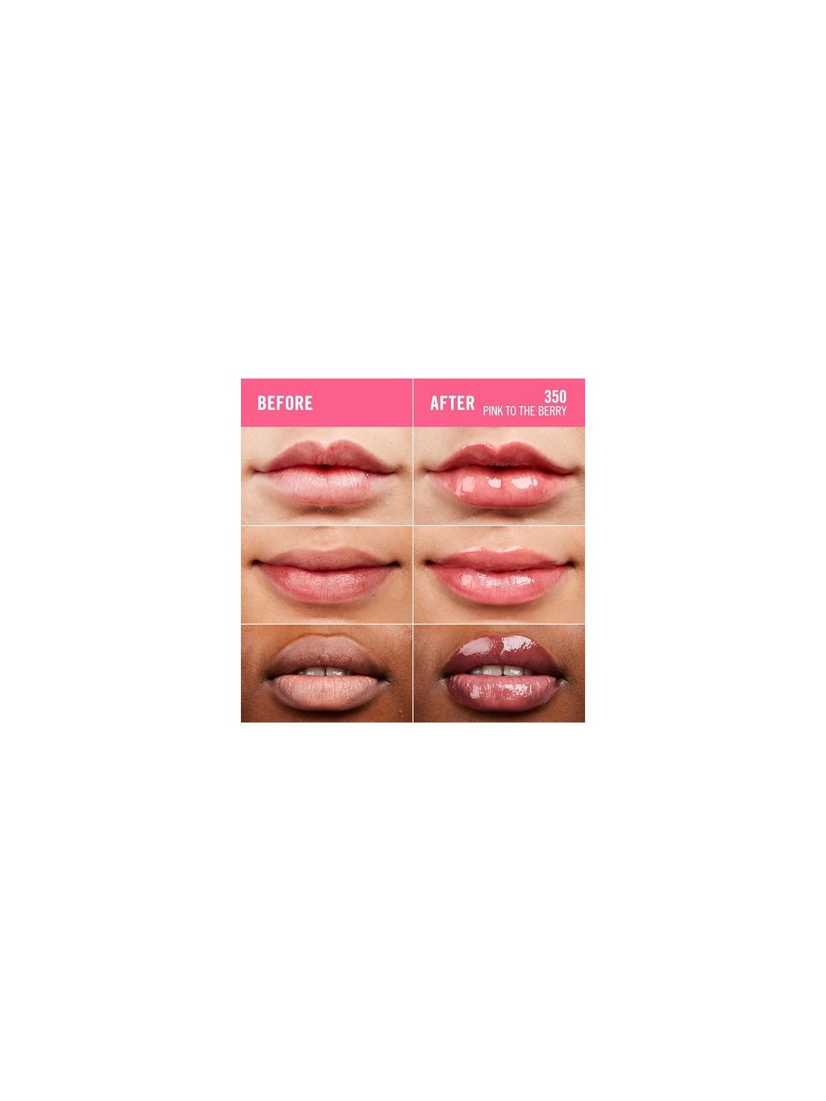 Rimmel Thrill Seeker Glassy Gloss Lucidalabbra idratante 11 ml donna 350 Pink To The Berry