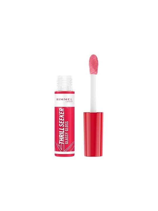 Rimmel Thrill Seeker Glassy Gloss Lucidalabbra idratante 11 ml donna 600 Berry Glace