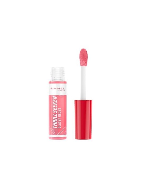 Rimmel Thrill Seeker Glassy Gloss Lucidalabbra idratante 11 ml donna 500 Pine To The Apple