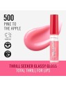 Rimmel Thrill Seeker Glassy Gloss Lucidalabbra idratante 11 ml donna 500 Pine To The Apple