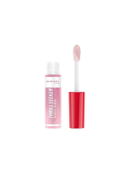 Rimmel Thrill Seeker Glassy Gloss Lucidalabbra idratante 11 ml donna 100 Coco Suga
