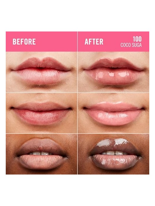 Rimmel Thrill Seeker Glassy Gloss Lucidalabbra idratante 11 ml donna 100 Coco Suga
