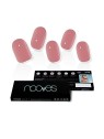 Unghie in gel rosa polveroso premium glam occhio di gatto