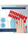 Nooves GEL PELLICOLA PER UNGHIE rosso cremisi premium lusso