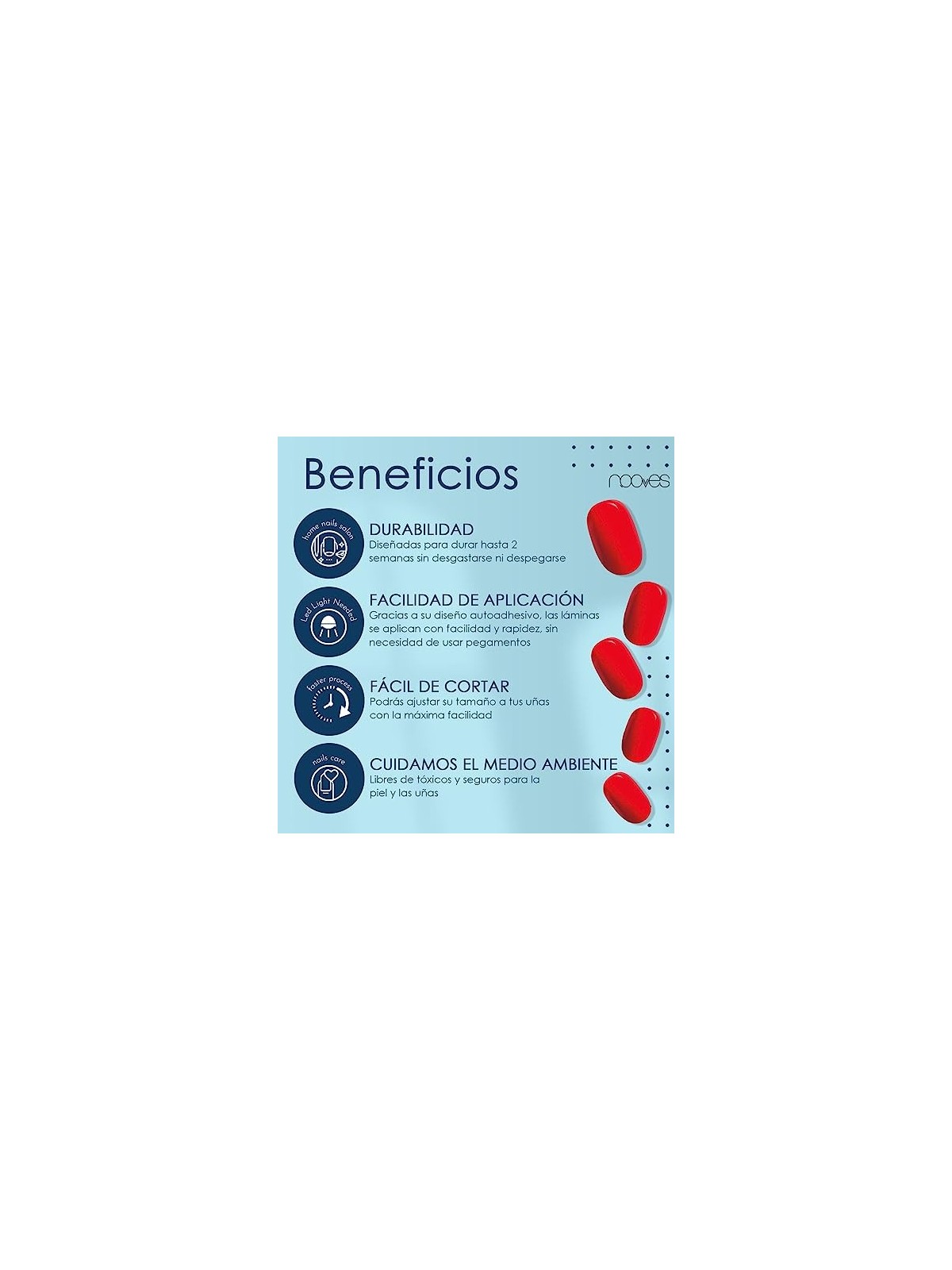 Nooves GEL PELLICOLA PER UNGHIE rosso cremisi premium lusso