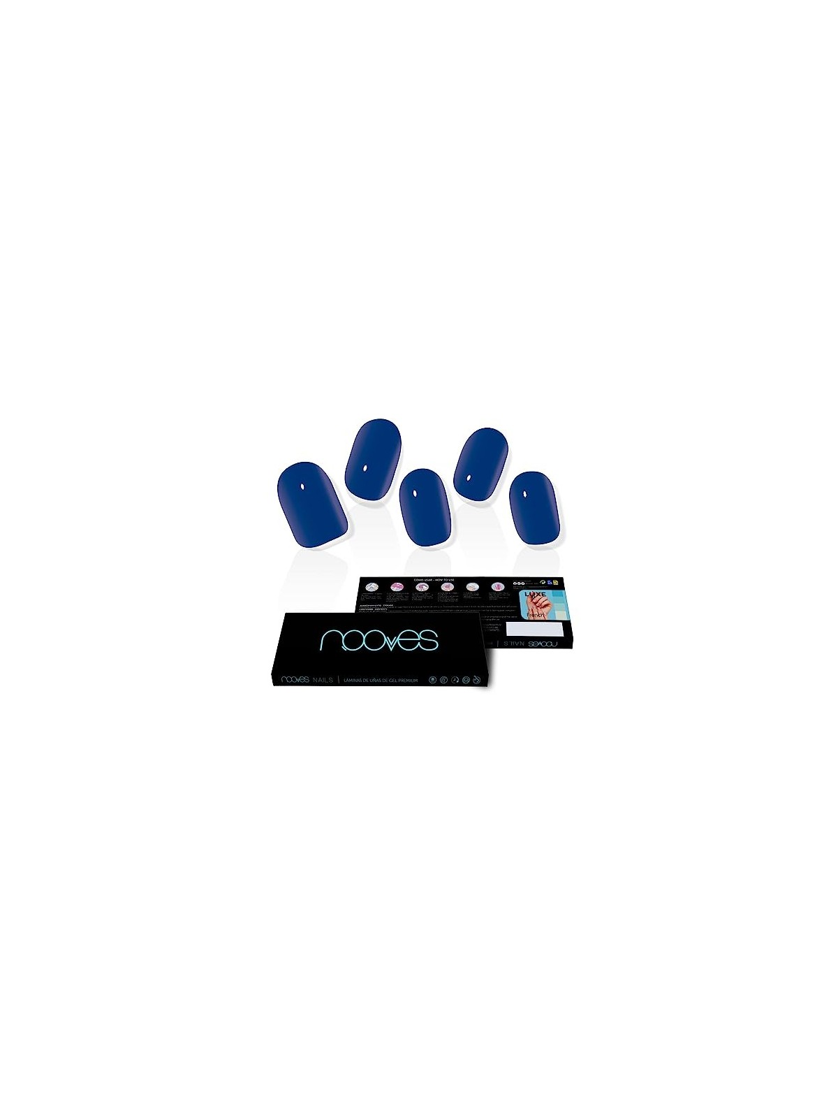 Unghie in gel acque profonde premium lusso colore solido