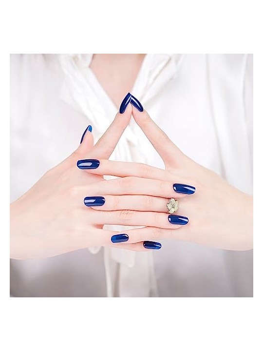 Unghie in gel acque profonde premium lusso colore solido
