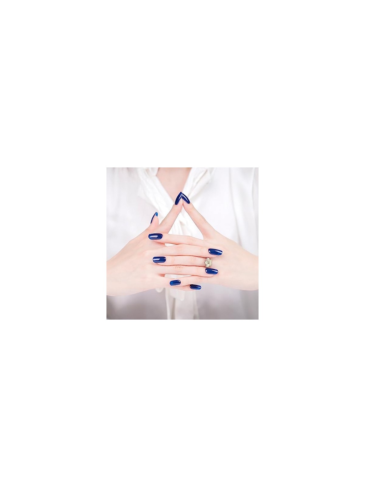 Unghie in gel acque profonde premium lusso colore solido