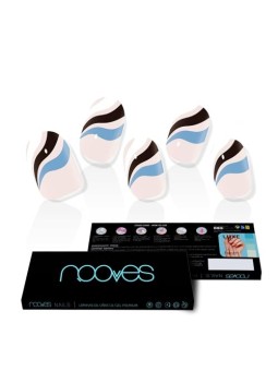 Nooves Lamine per Unghie in Gel Premium Glam Flusso Corrente 20 U unisex