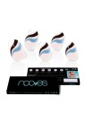 Nooves Lamine per Unghie in Gel Premium Glam Flusso Corrente 20 U unisex