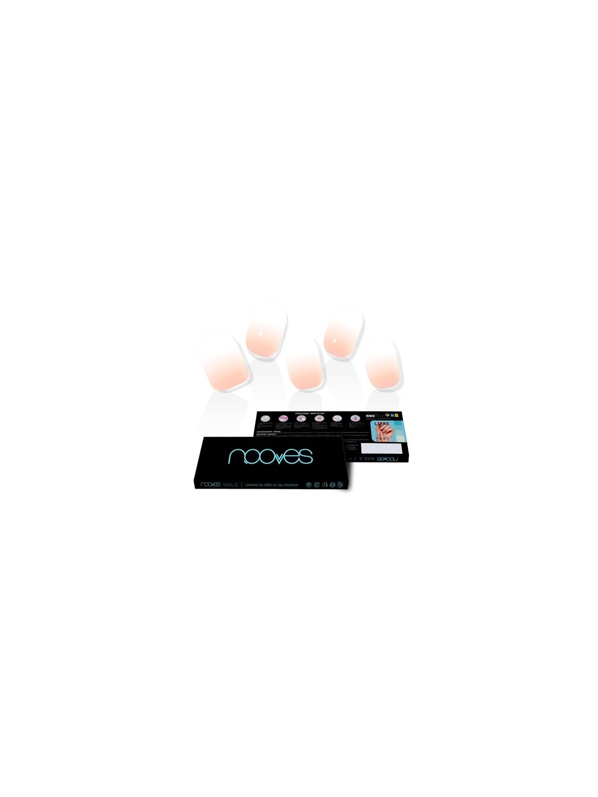 Nooves PELLICOLA PER UNGHIE IN GEL nude baby boomer premium lusso