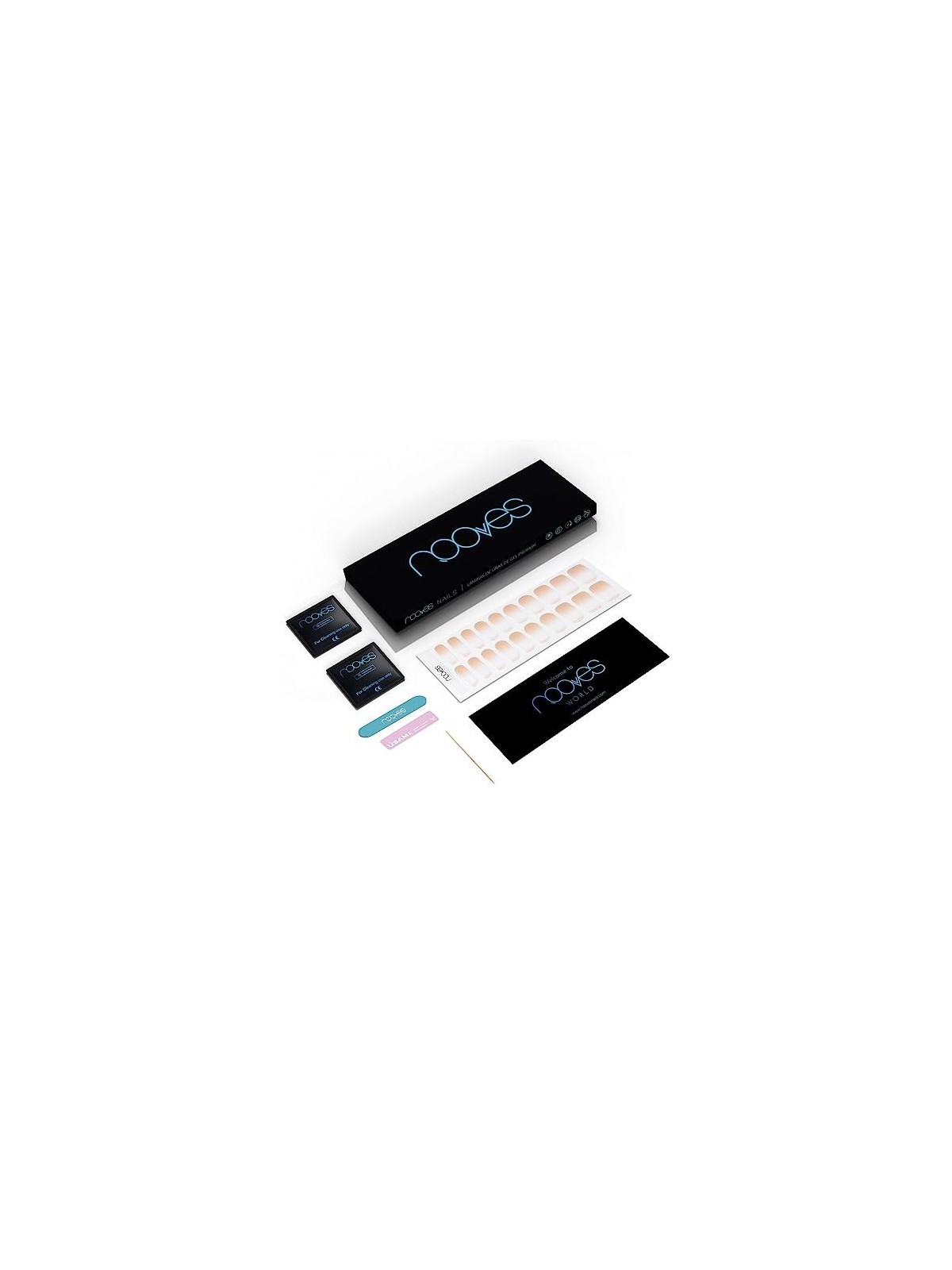 Nooves PELLICOLA PER UNGHIE IN GEL nude baby boomer premium lusso