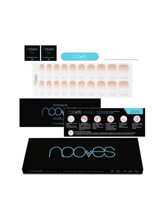 Nooves PELLICOLA PER UNGHIE IN GEL nude baby boomer premium lusso