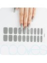 Nooves Lamine per Unghie in Gel Dazzling Diva Premium Glam Glitter Grigio 20 U unisex