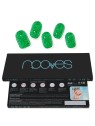 Nooves Lamine per Unghie in Gel con Glitter Glam Verde Jade 20 U unisex