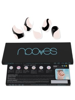 Nooves Lamine per Unghie in Gel Premium Glam White Cow 20 U unisex