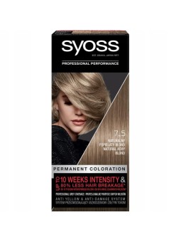 Syoss Colorazione Permanente 50 ml donna 75 Natural Ashy Blond