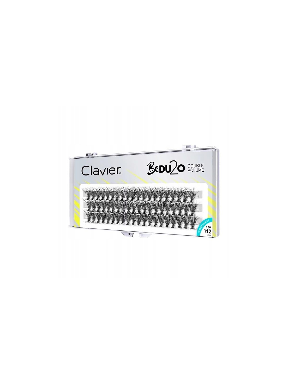 CLAVIER BeDU2O Ciglia Doppio Volume 12mm