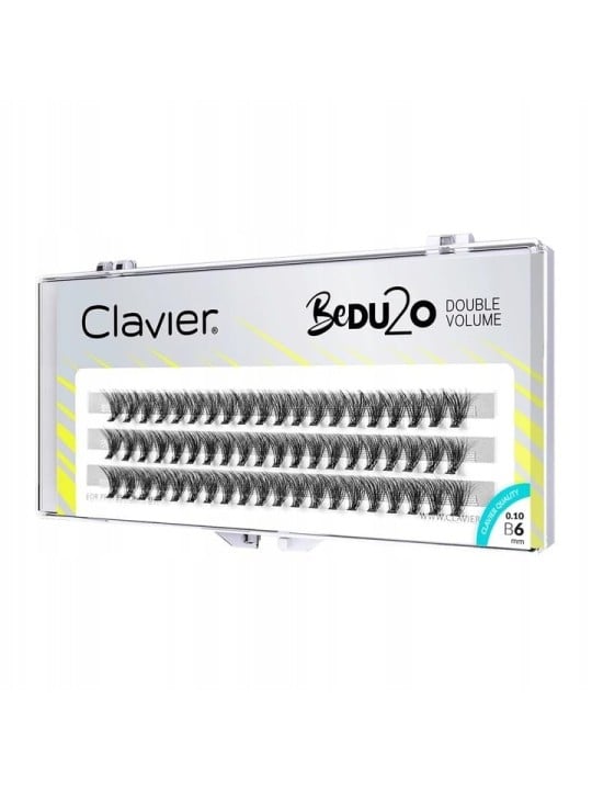 CLAVIER BeDU2O Ciglia Doppio Volume 6mm