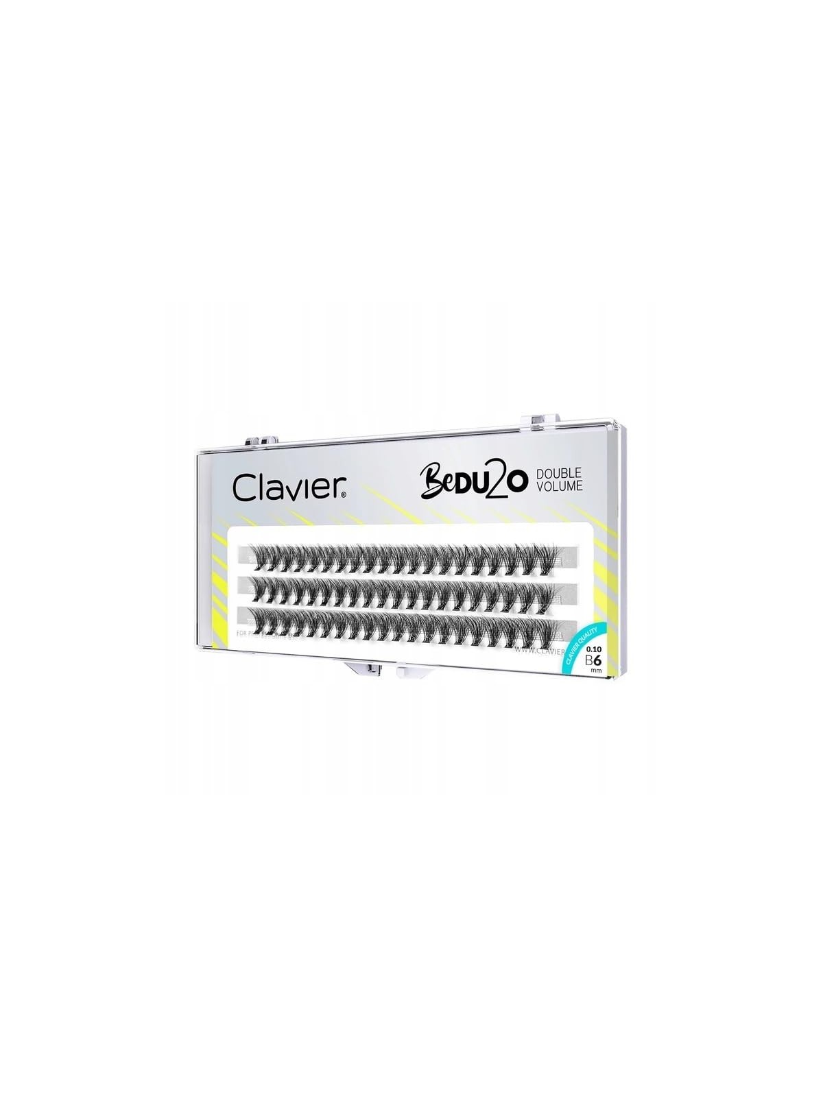CLAVIER BeDU2O Ciglia Doppio Volume 6mm