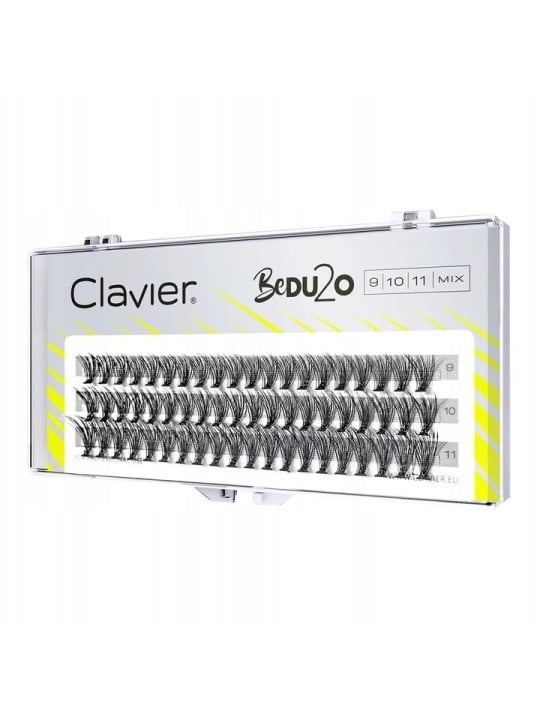 CLAVIER BeDU2O Ciuffi di ciglia Doppio Volume Mix 91011mm
