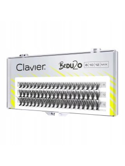 CLAVIER BeDU2O Ciuffi di ciglia Doppio Volume Mix 81012mm
